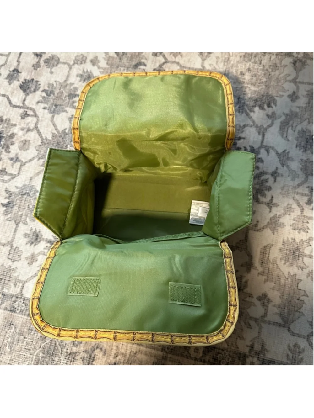 Women's Unbranded Travel Bag Small Yellow Green Summer